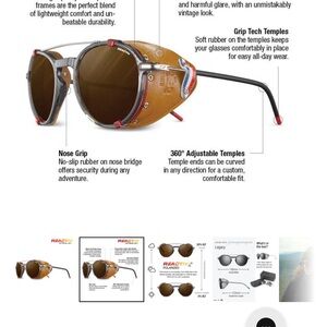 Julbo Legacy Glacier Glasses with Reactiv Lens